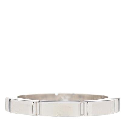 Cartier 18K White Gold Diamond 2.5mm Maillon Panthere Wedding Band Ring 49 4.75 3 of 4