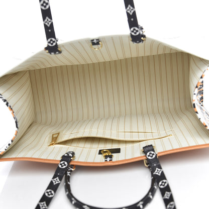 Louis Vuitton Monogram Giant Jungle Onthego GM Ivory 6 of 11