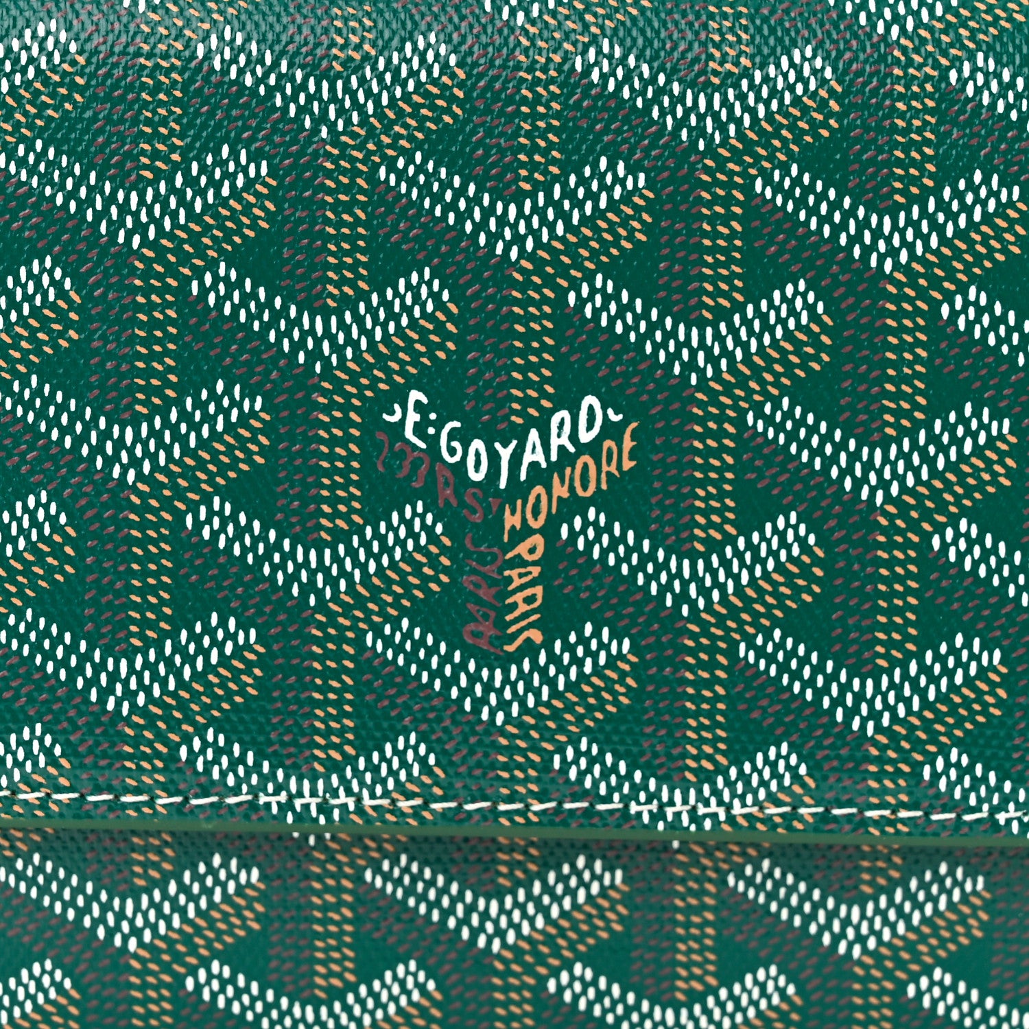 Goyard Goyardine Varenne Continental Wallet Green 8 of 11