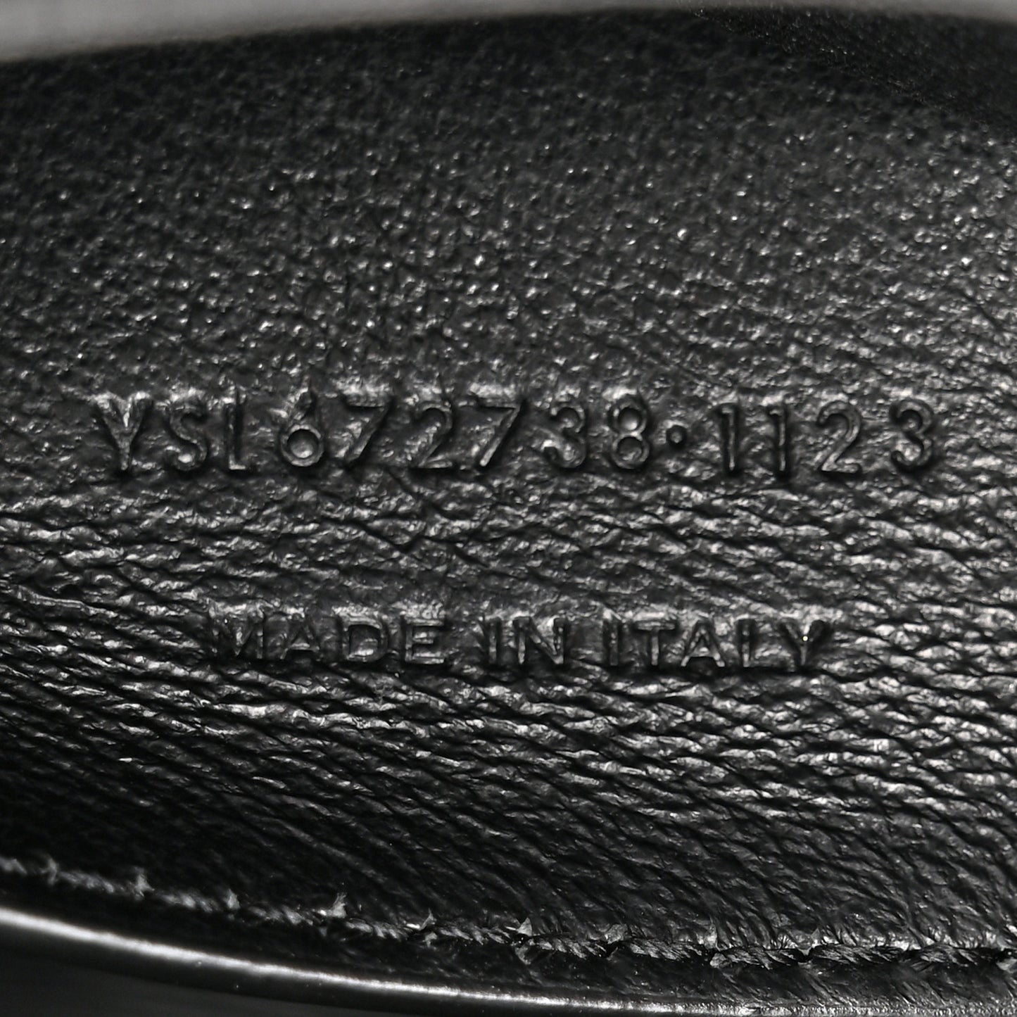 Lambskin Quilted Monogram Mini Nolita Black
