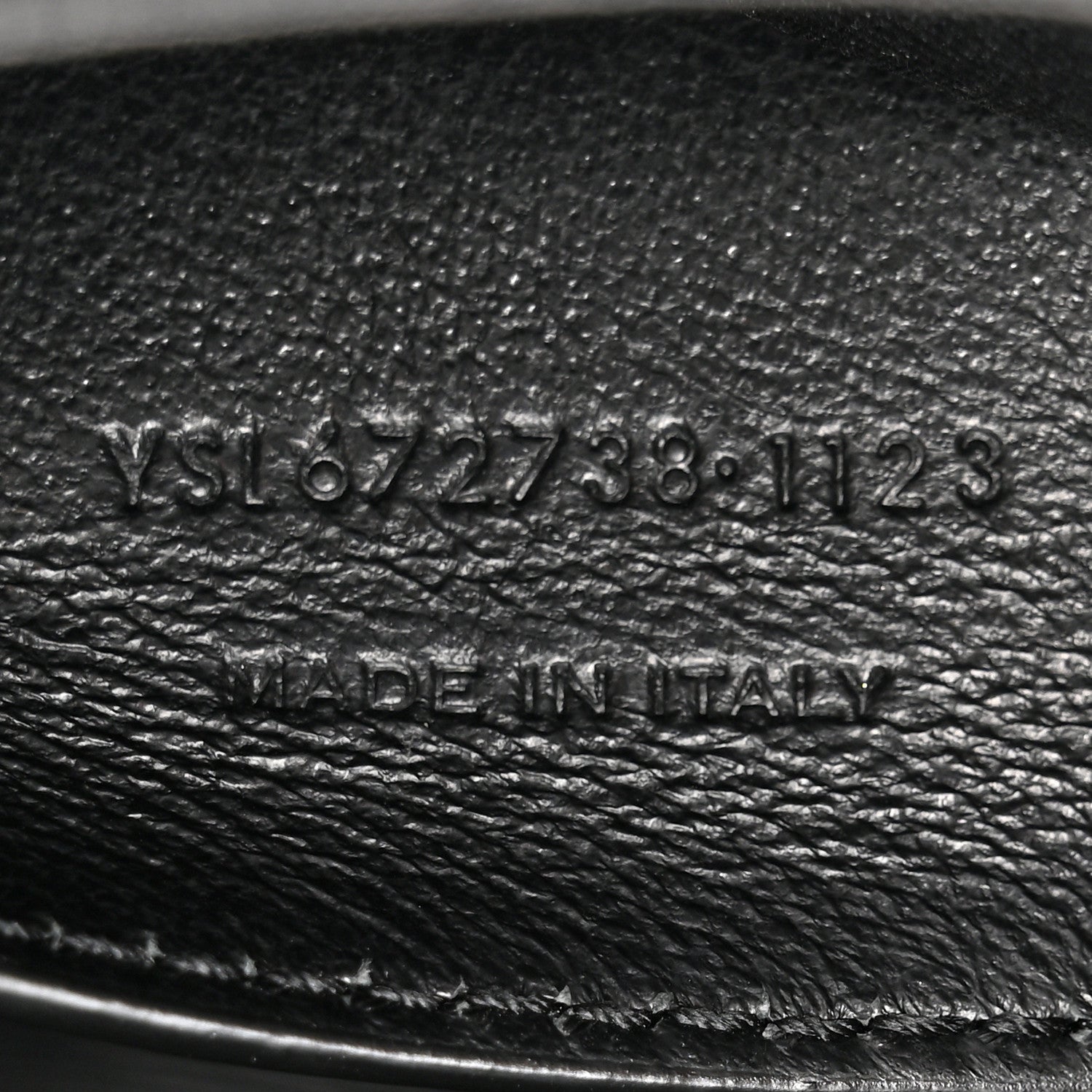 Saint Laurent Lambskin Quilted Monogram Mini Nolita Black 7 of 10