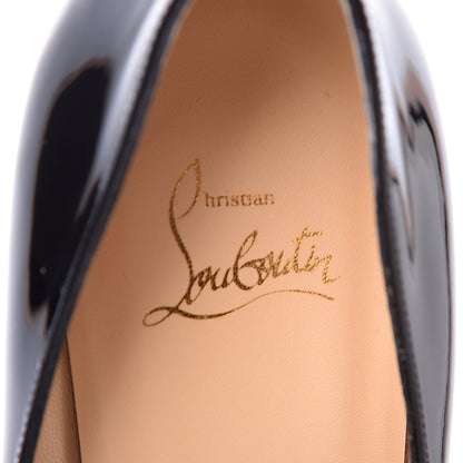 Christian Louboutin Patent New Very Prive Spikes 120 Pumps 41 Black 6 of 7