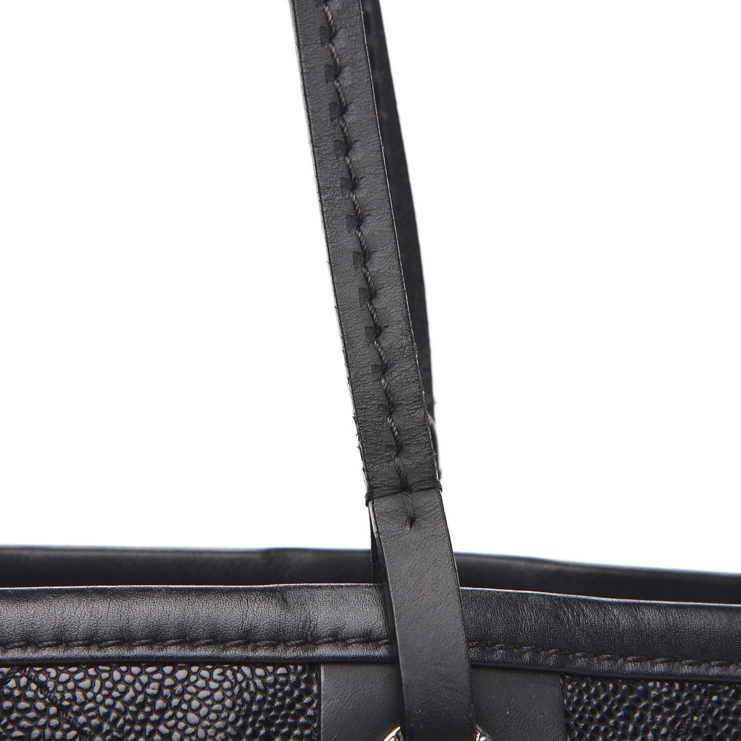 Chanel Grained Calfskin Shopping Fever Tote Black 13 of 18