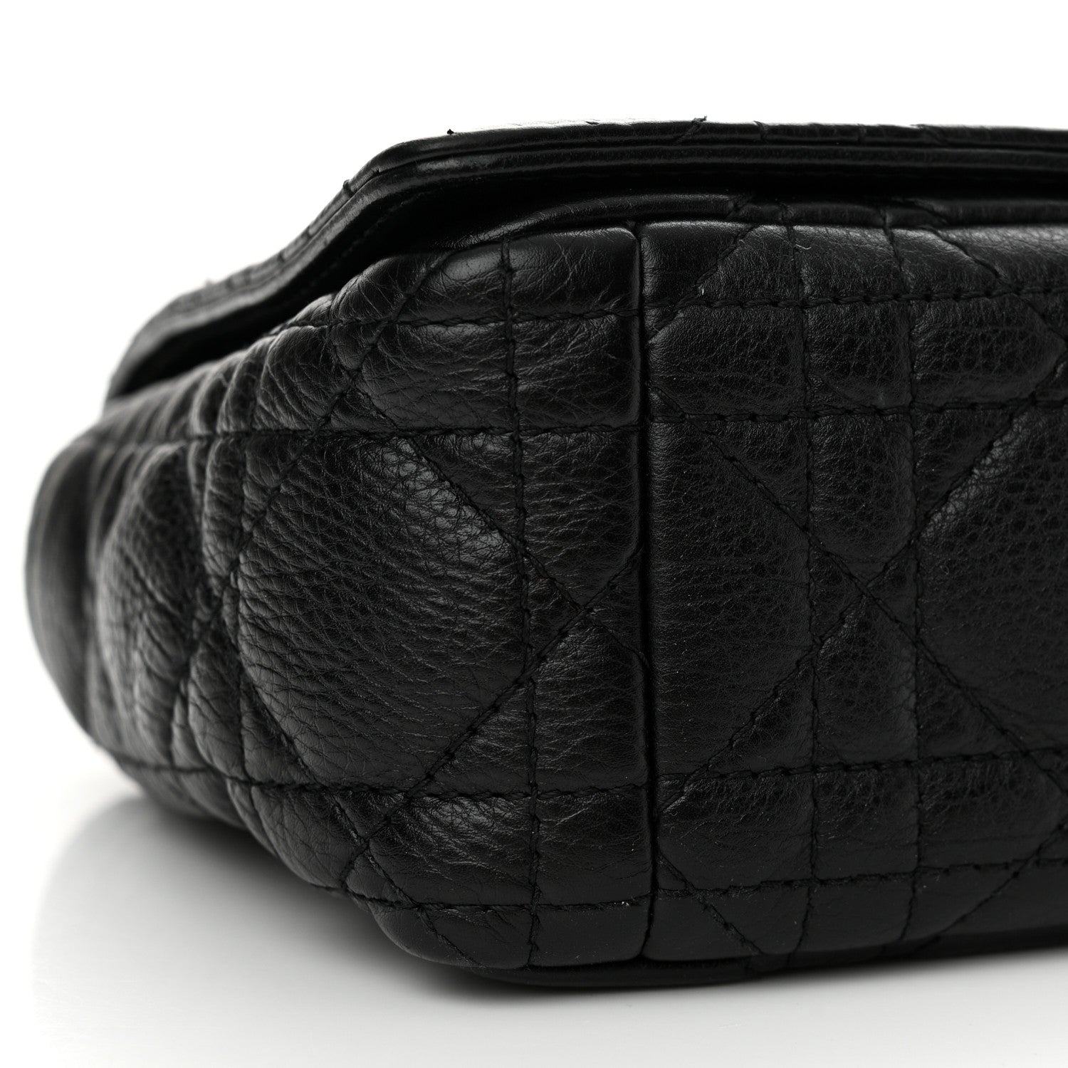 Christian Dior Calfskin Cannage Small Caro Bag Black 9 of 12