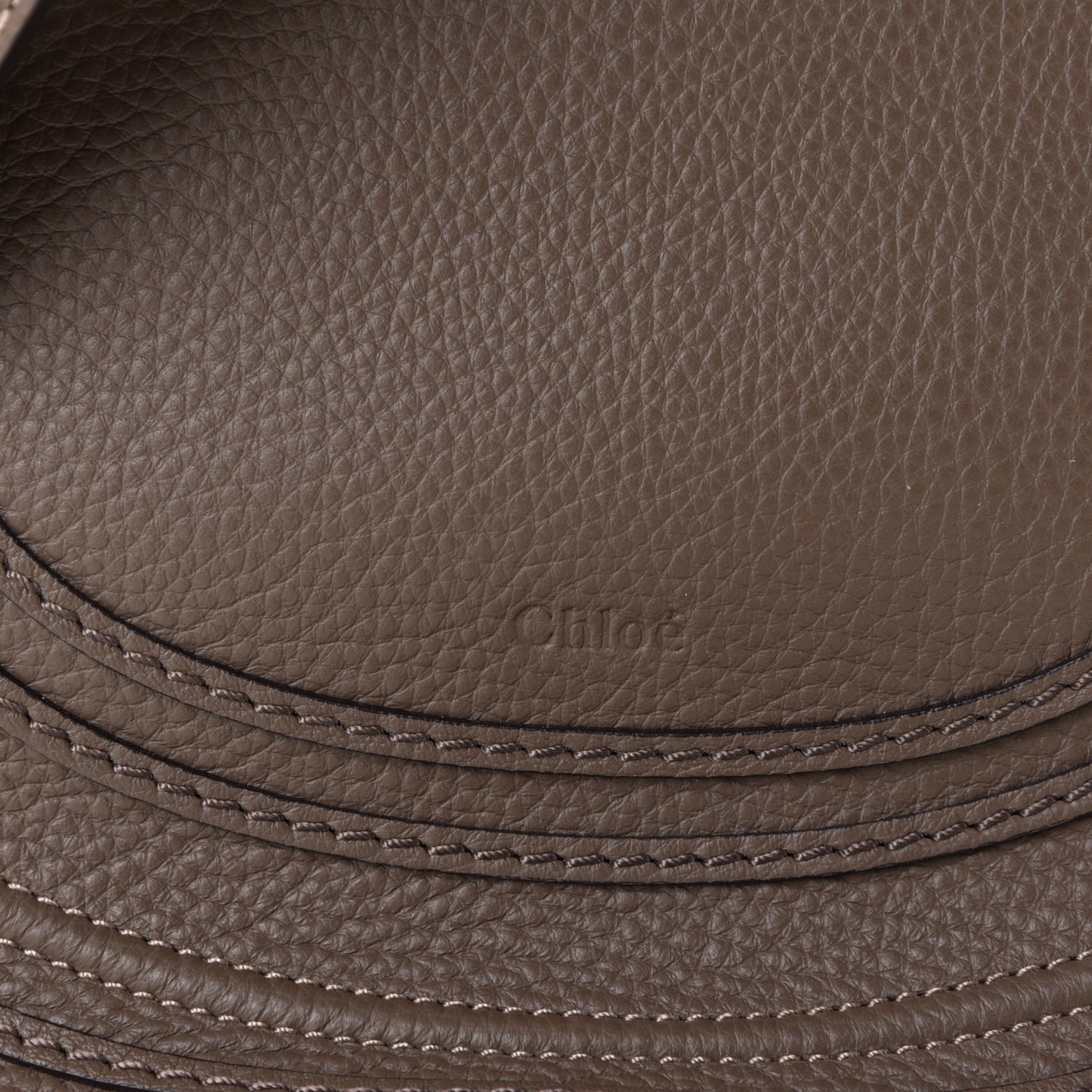 Calfskin Medium Marcie Round Crossbody Bag Truffle