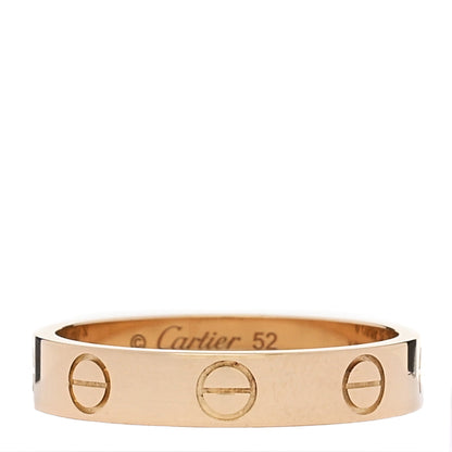 Cartier 18K Yellow Gold 3.5mm LOVE Wedding Band Ring 52 6 1 of 5