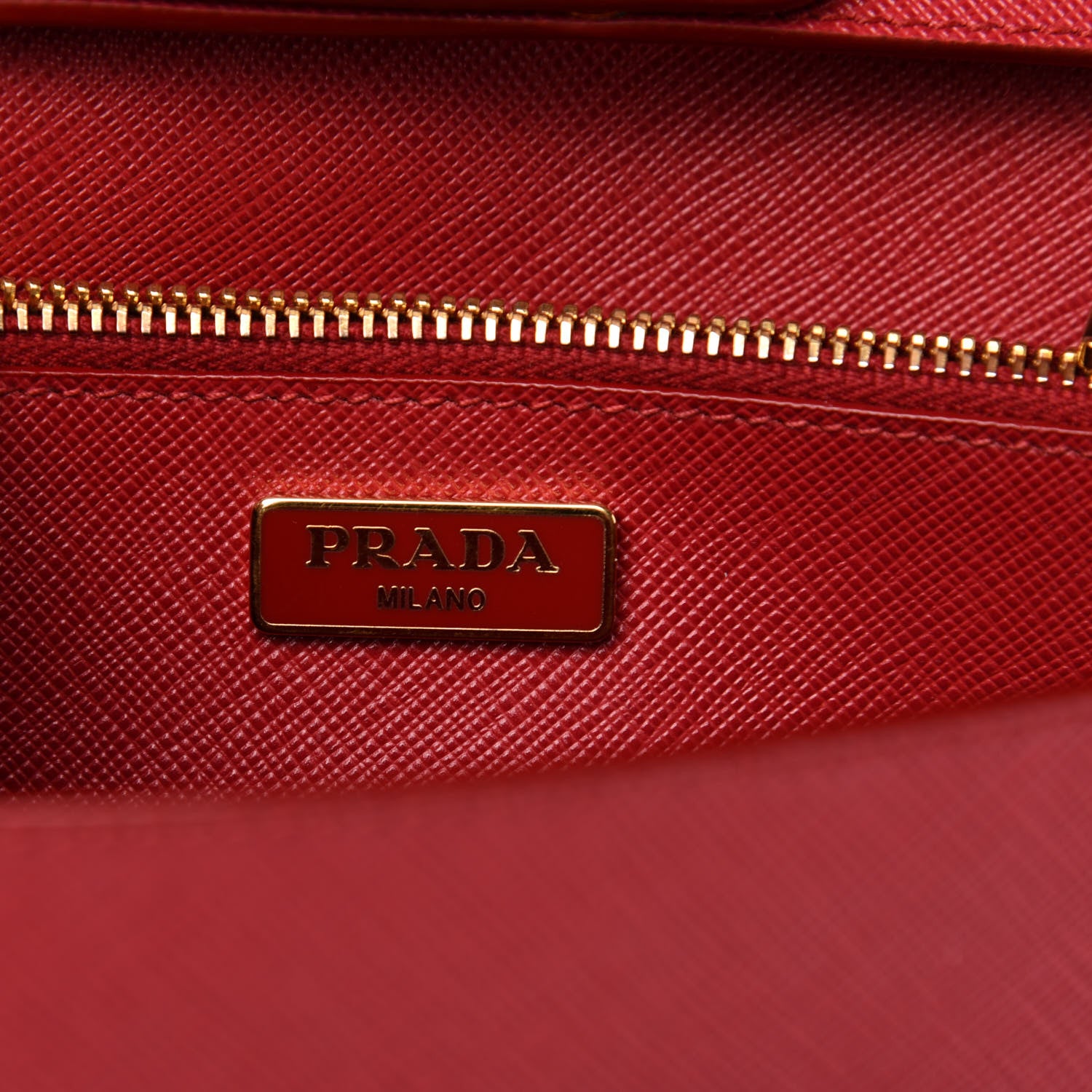 Prada Saffiano Fiocco Bow Flap Wallet Fuoco 7 of 13