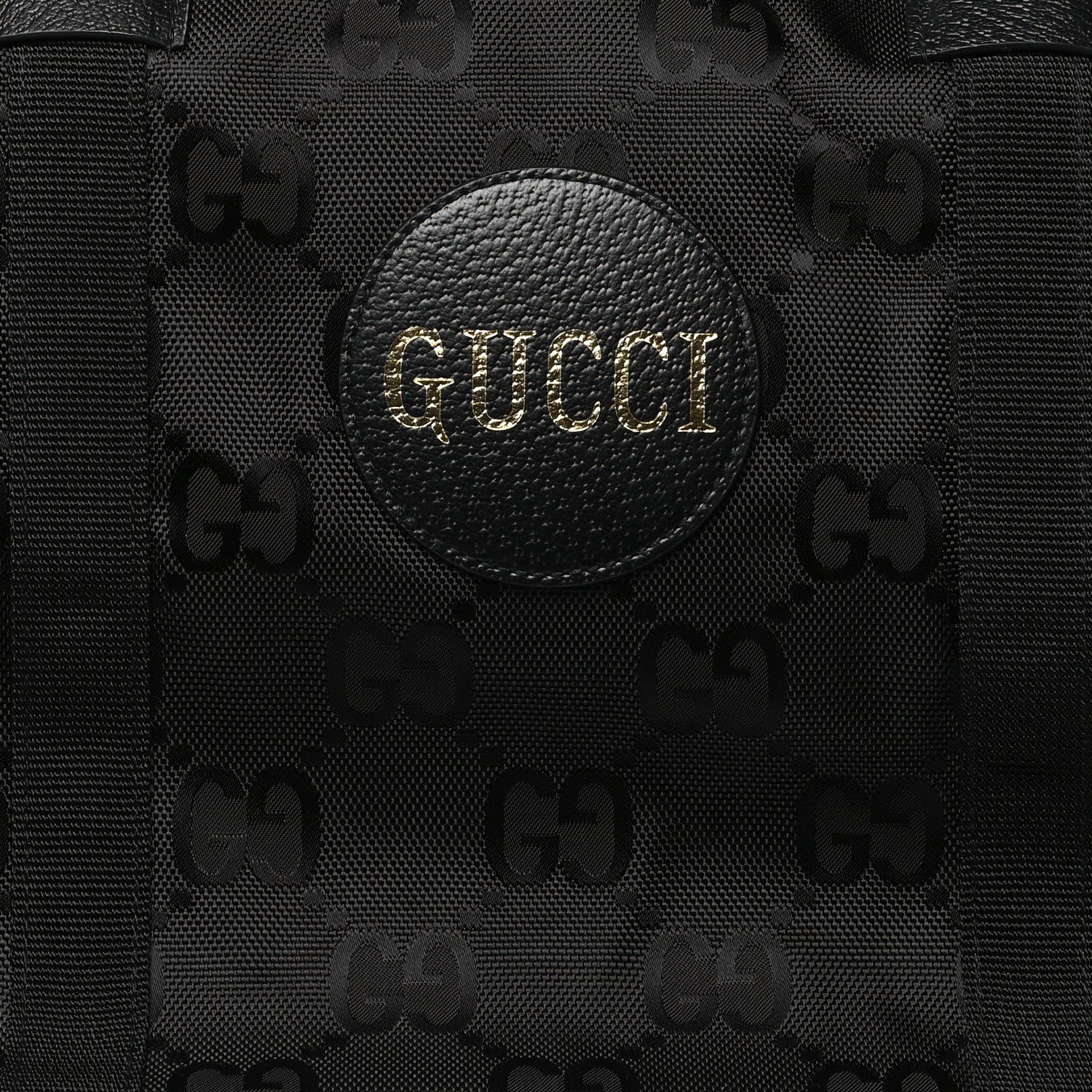 Gucci Econyl Nylon Monogram Off The Grid Rolling Duffle Bag Black 9 of 11
