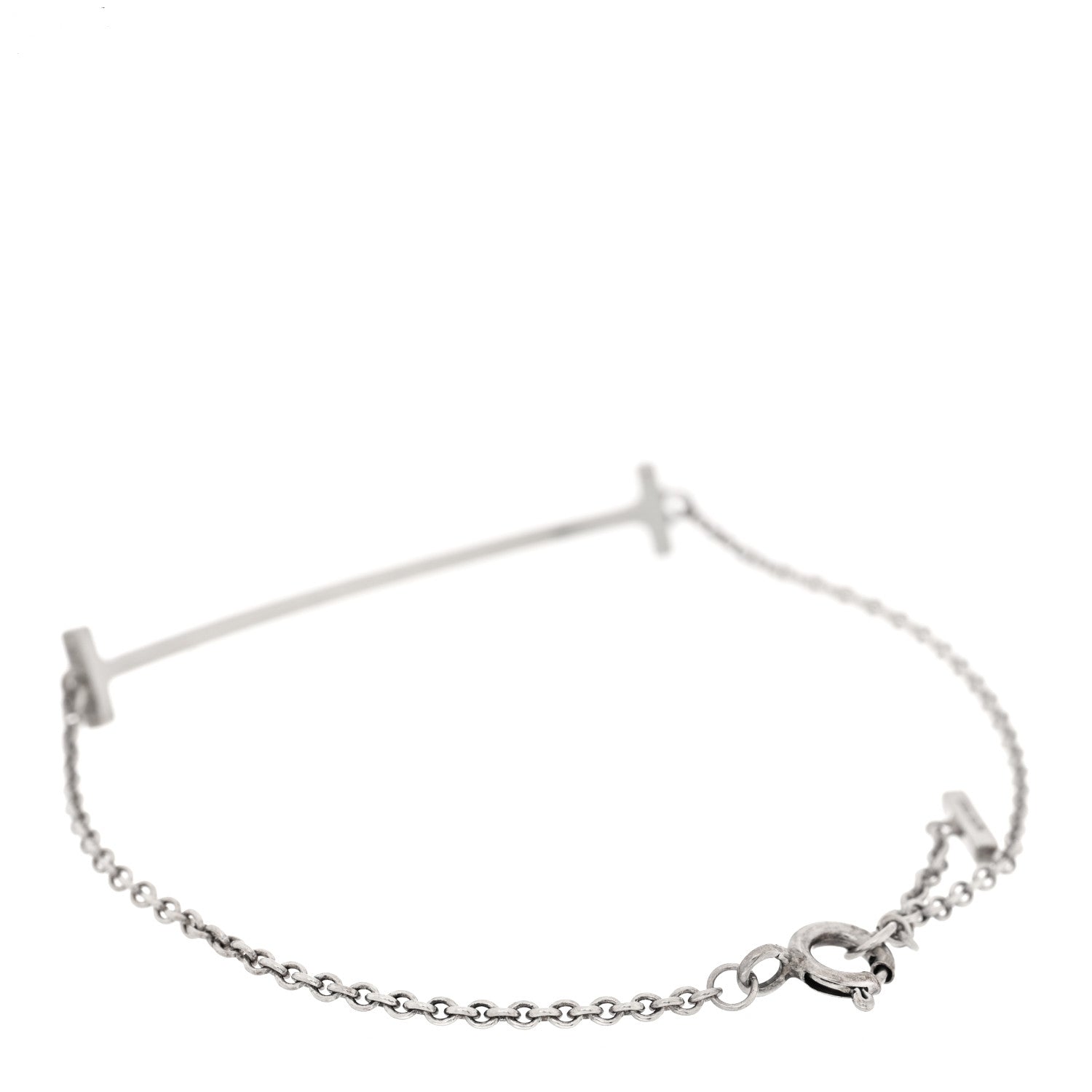 Tiffany Sterling Silver T Smile Bracelet 2 of 3
