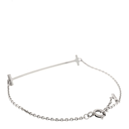 Tiffany Sterling Silver T Smile Bracelet 2 of 3