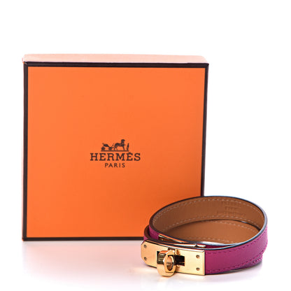 Hermes Swift Kelly Double Tour Bracelet T3 Rose Pourpre 5 of 5