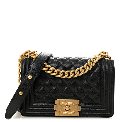 Chanel Caviar Quilted Small Boy Flap Black 1 of 10