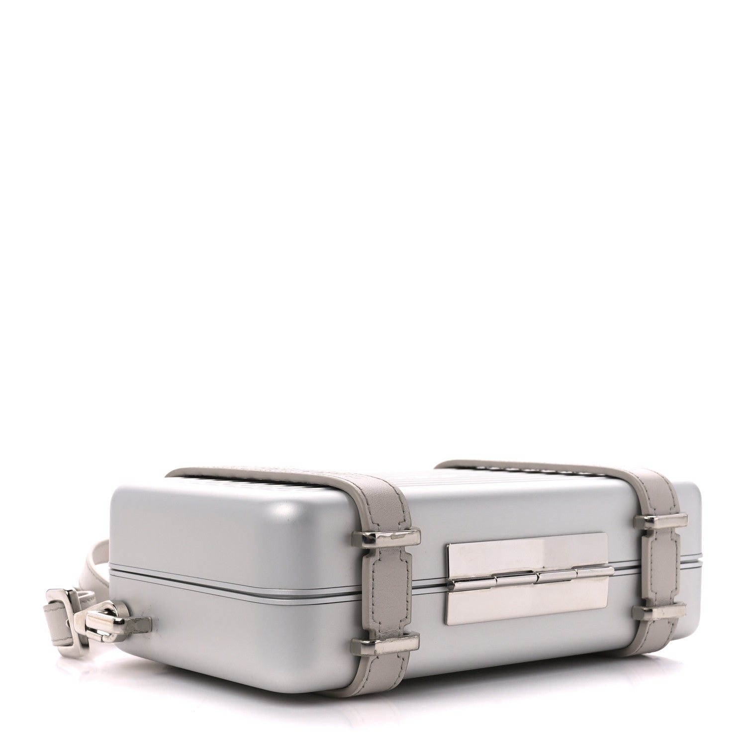 Christian Dior X RIMOWA Aluminum Personal Clutch On Strap Silver 4 of 13