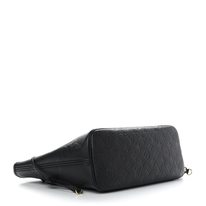 Louis Vuitton Empreinte Monogram Giant Neverfull MM Black 5 of 9