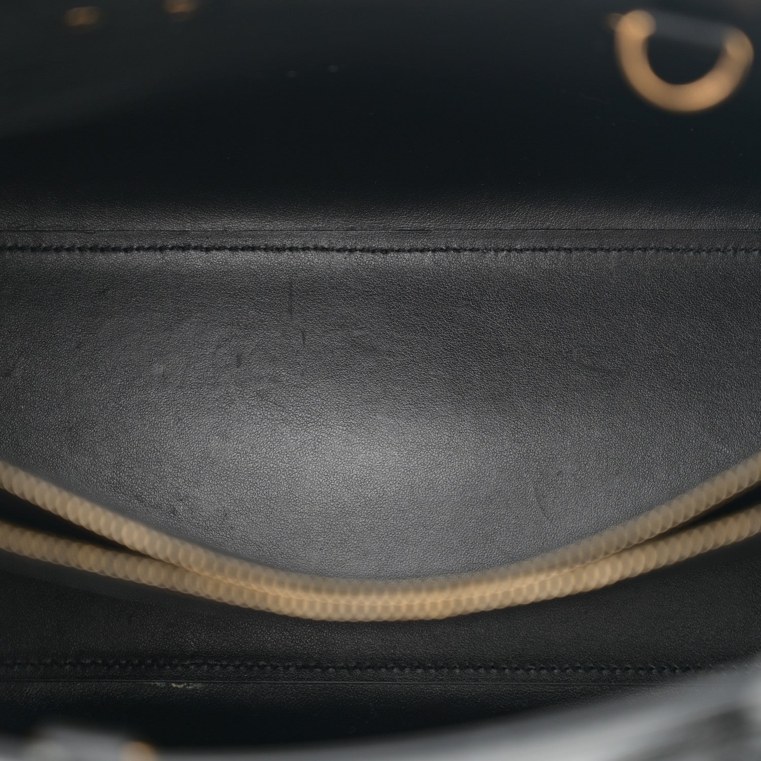 Saint Laurent Calfskin Crocodile Embossed Small Sac de Jour Black 5 of 13