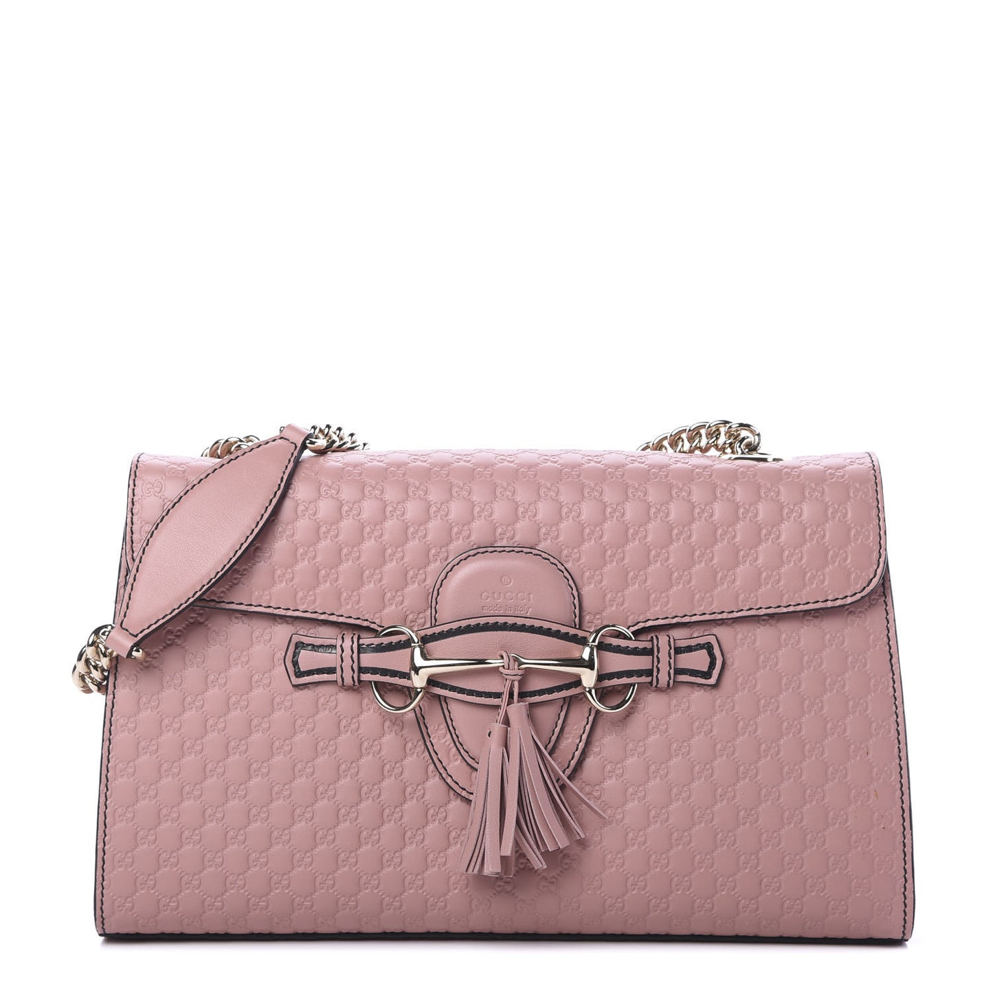 Microguccissima Medium Emily Chain Shoulder Bag Soft Pink