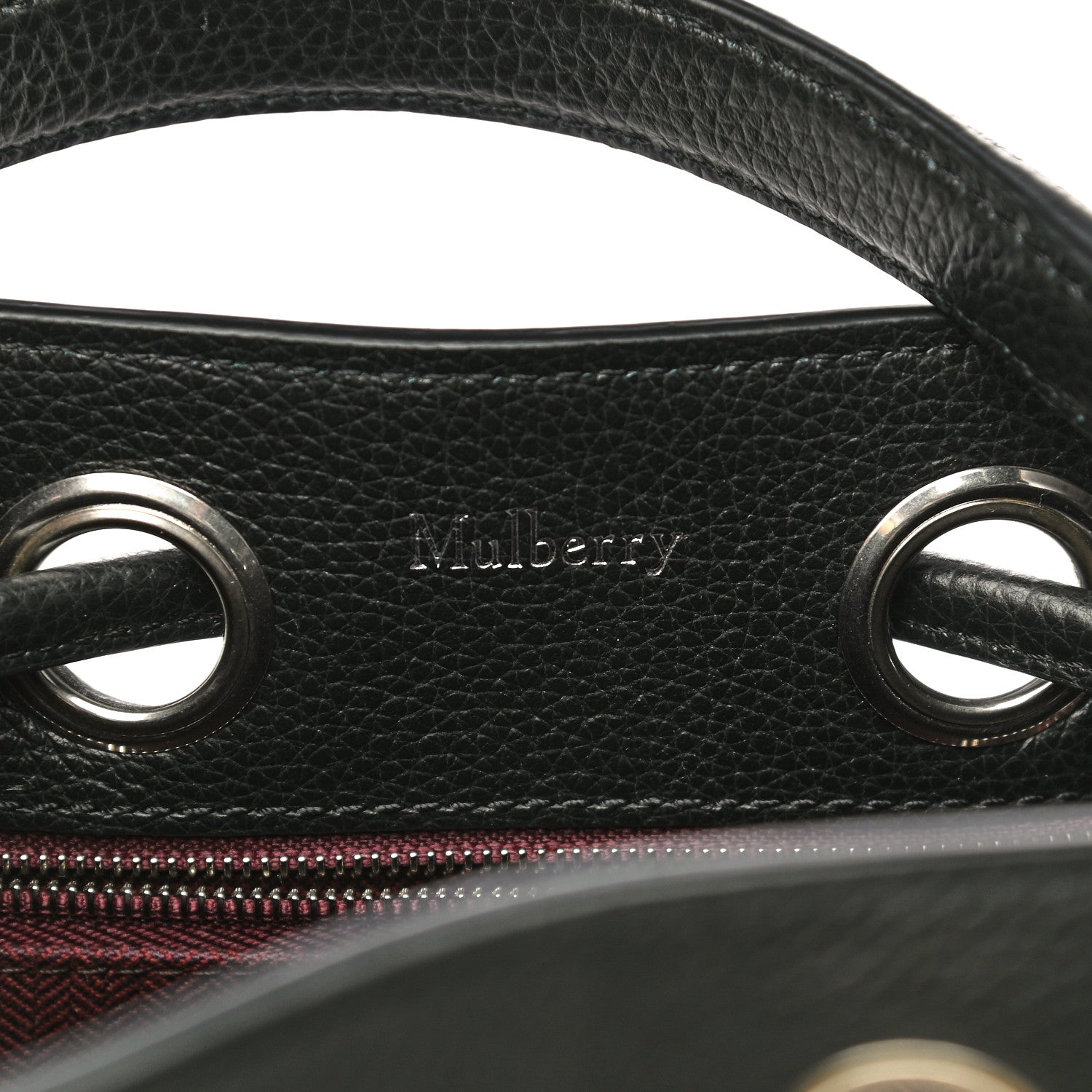 Mulberry Small Classic Grain Small Hampstead Black 5 of 10