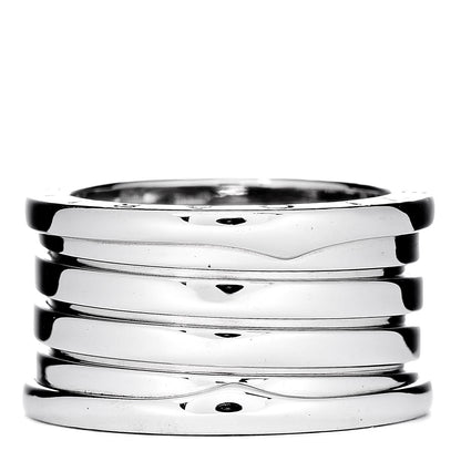 Bulgari 18K White Gold B.Zero1 5 Band Ring 56 7.5 1 of 4