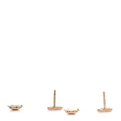 Hermes 18K Rose Gold TPM Farandole Stud Earrings 3 of 6