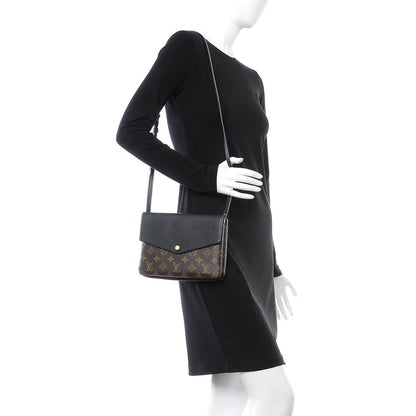 Louis Vuitton Monogram Twice Pochette Black 2 of 8