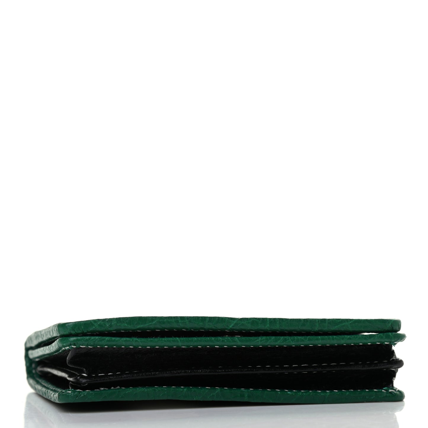 Agneau Arena Multicolore Bazar Bi-Fold Card Case Green Grey Black