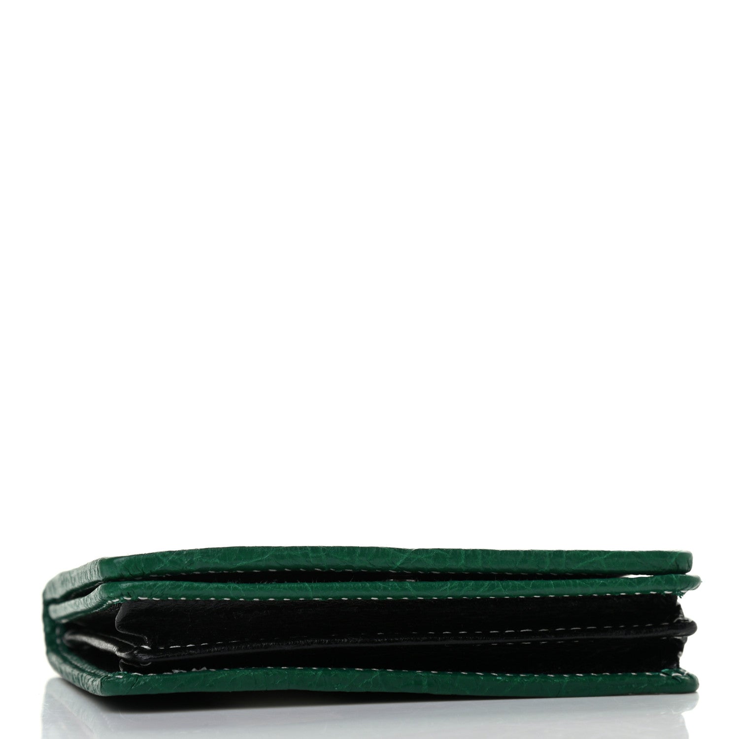 Balenciaga Agneau Arena Multicolore Bazar Bi-Fold Card Case Green Grey Black 3 of 5