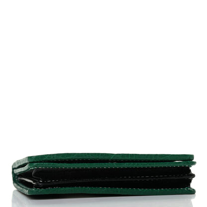 Balenciaga Agneau Arena Multicolore Bazar Bi-Fold Card Case Green Grey Black 3 of 5