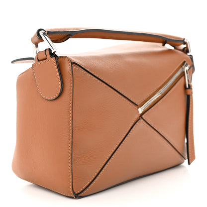 Loewe Calfskin Small Puzzle Bag Tan 3 of 17