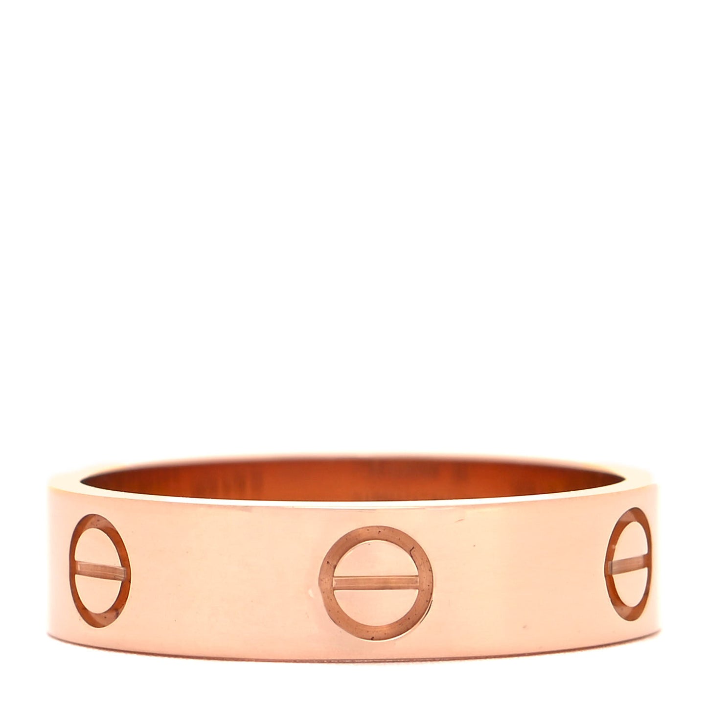18K Pink Gold 5.5mm LOVE Ring 60 9