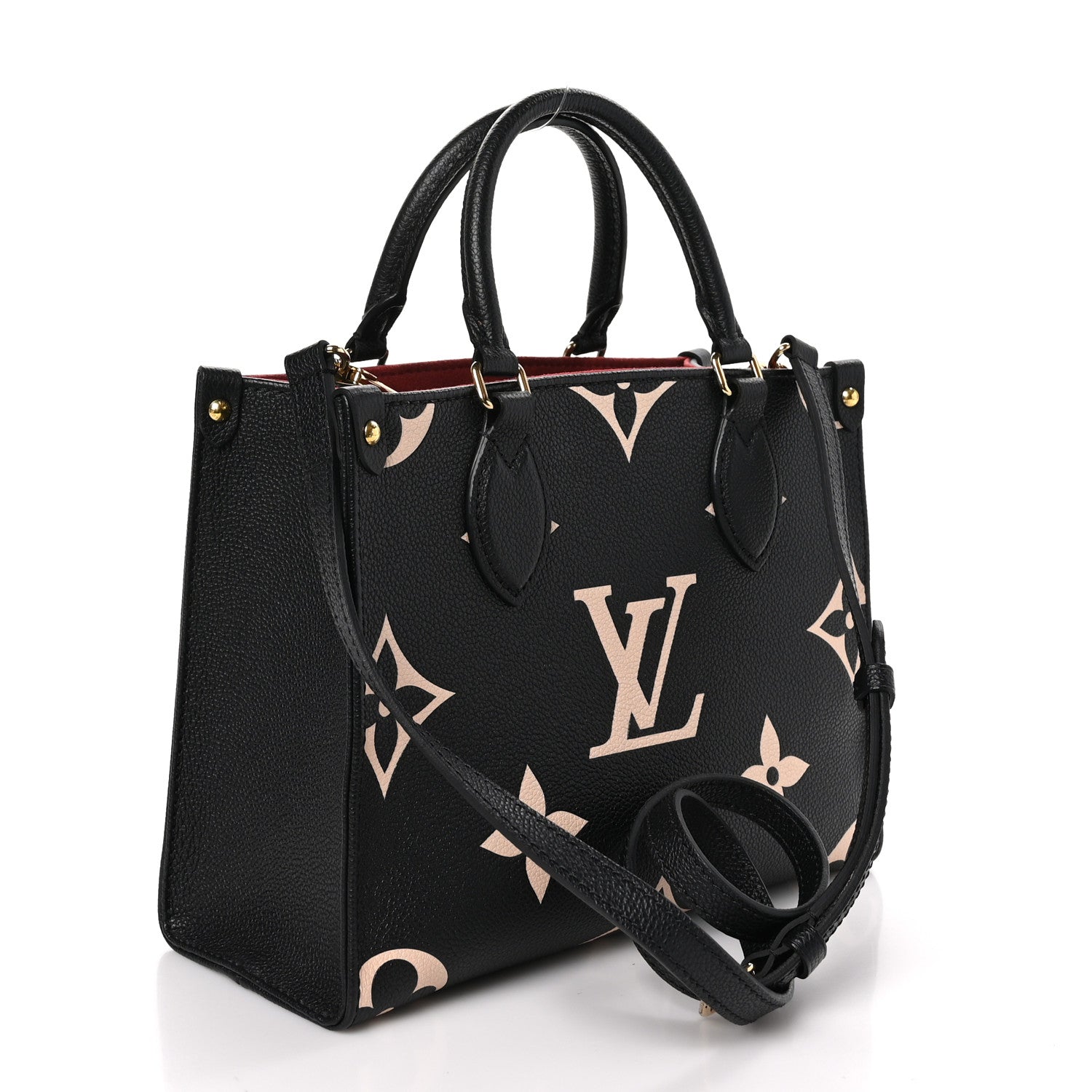 Louis Vuitton Empreinte Monogram Giant Onthego PM Black Beige 2 of 10