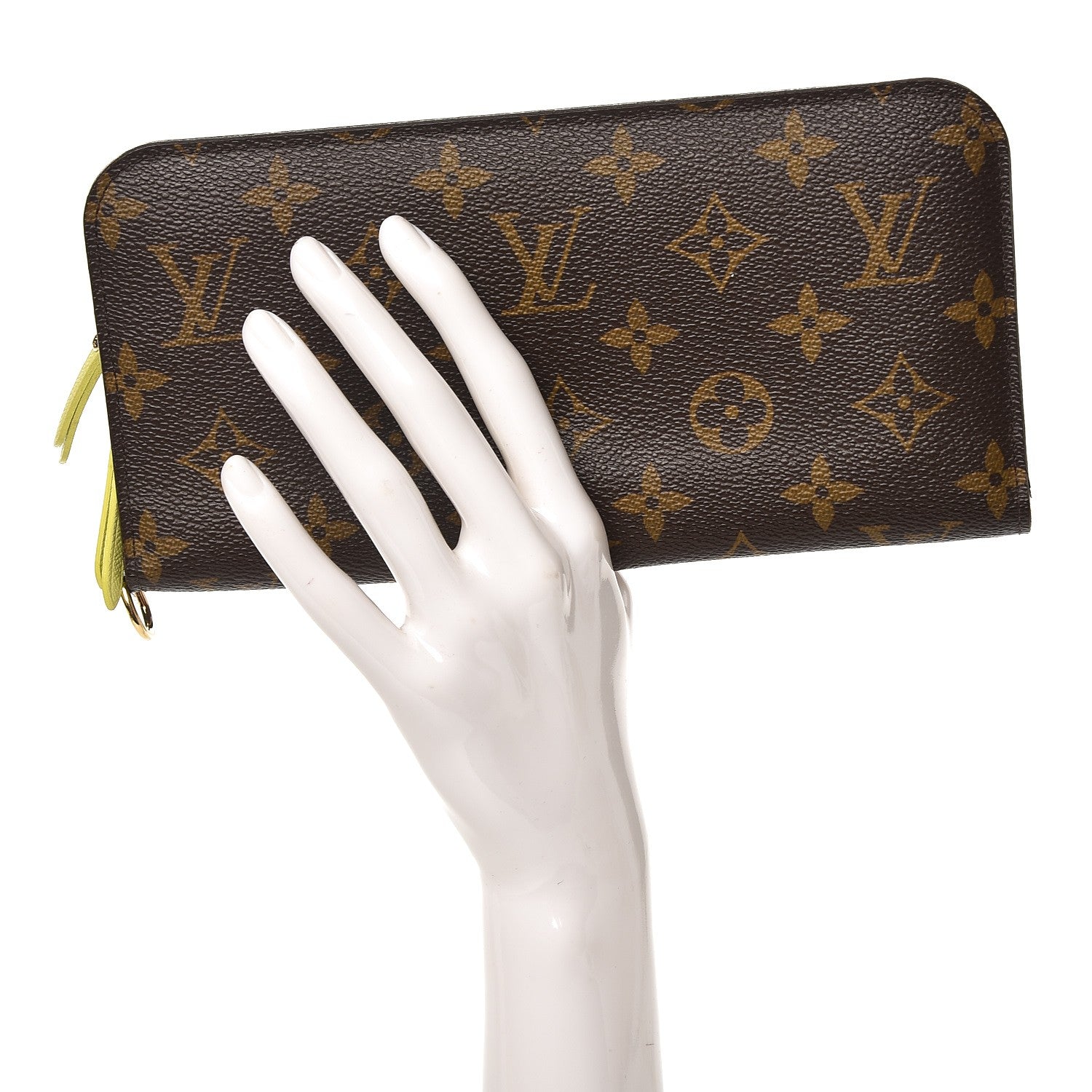 Louis Vuitton Monogram Fleuri Insolite Wallet Yellow 2 of 7