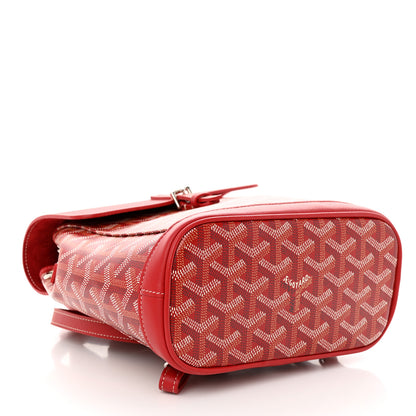 Goyard Goyardine Calfskin Mini Alpin Backpack Red 4 of 9