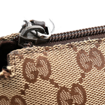 Gucci Monogram Calfskin Perforated Medium Flat Messenger Bag Dark Brown 11 of 13