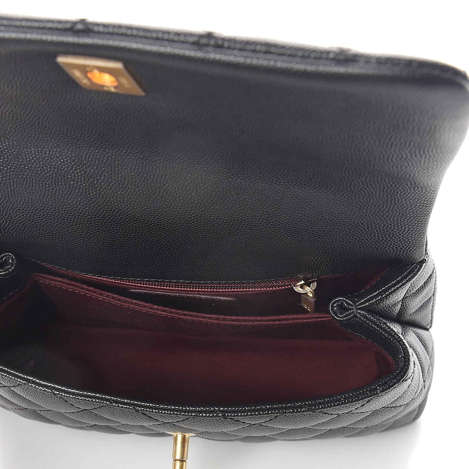 Chanel Caviar Quilted Mini Coco Handle Flap Black 4 of 9
