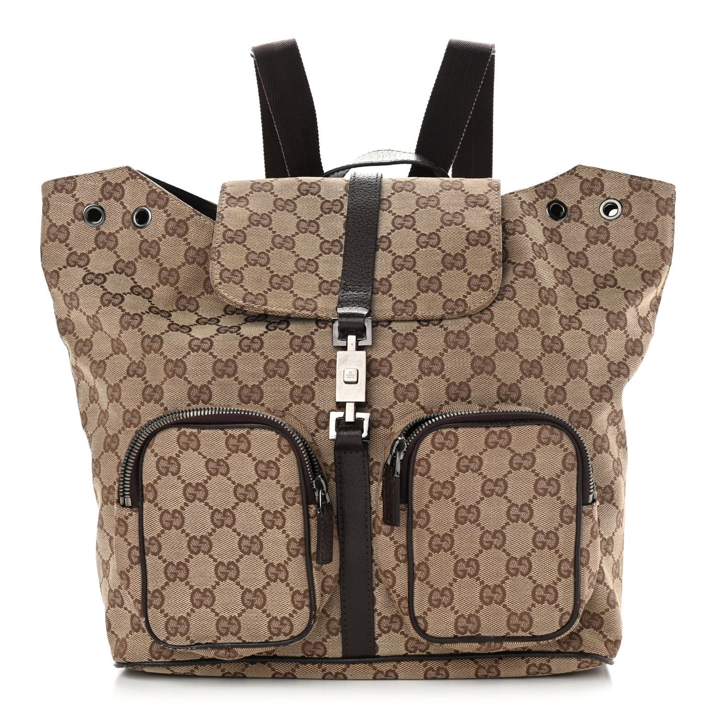 Monogram Backpack Dark Brown