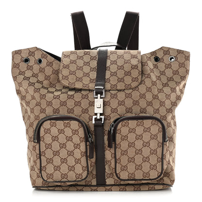 Gucci Monogram Backpack Dark Brown 1 of 17
