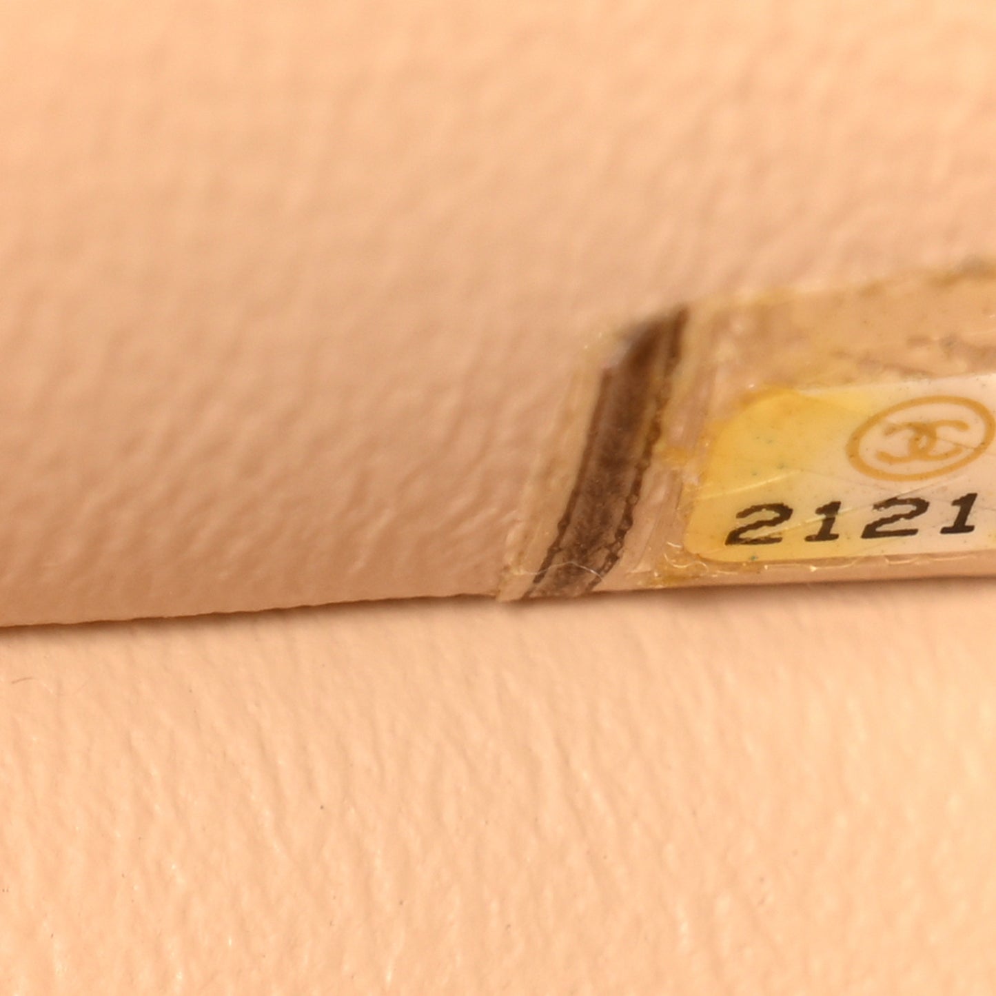Caviar Quilted Jumbo Double Flap Light Beige