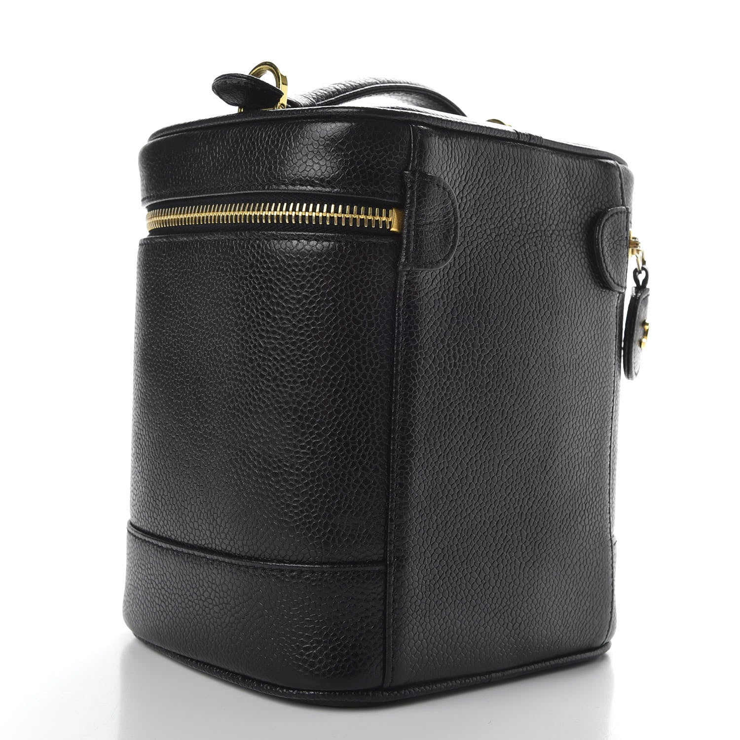 Chanel Caviar Vanity Cosmetic Case Black 3 of 9