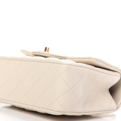 Chanel Caviar Quilted Mini Top Handle Rectangular Flap Beige 7 of 9