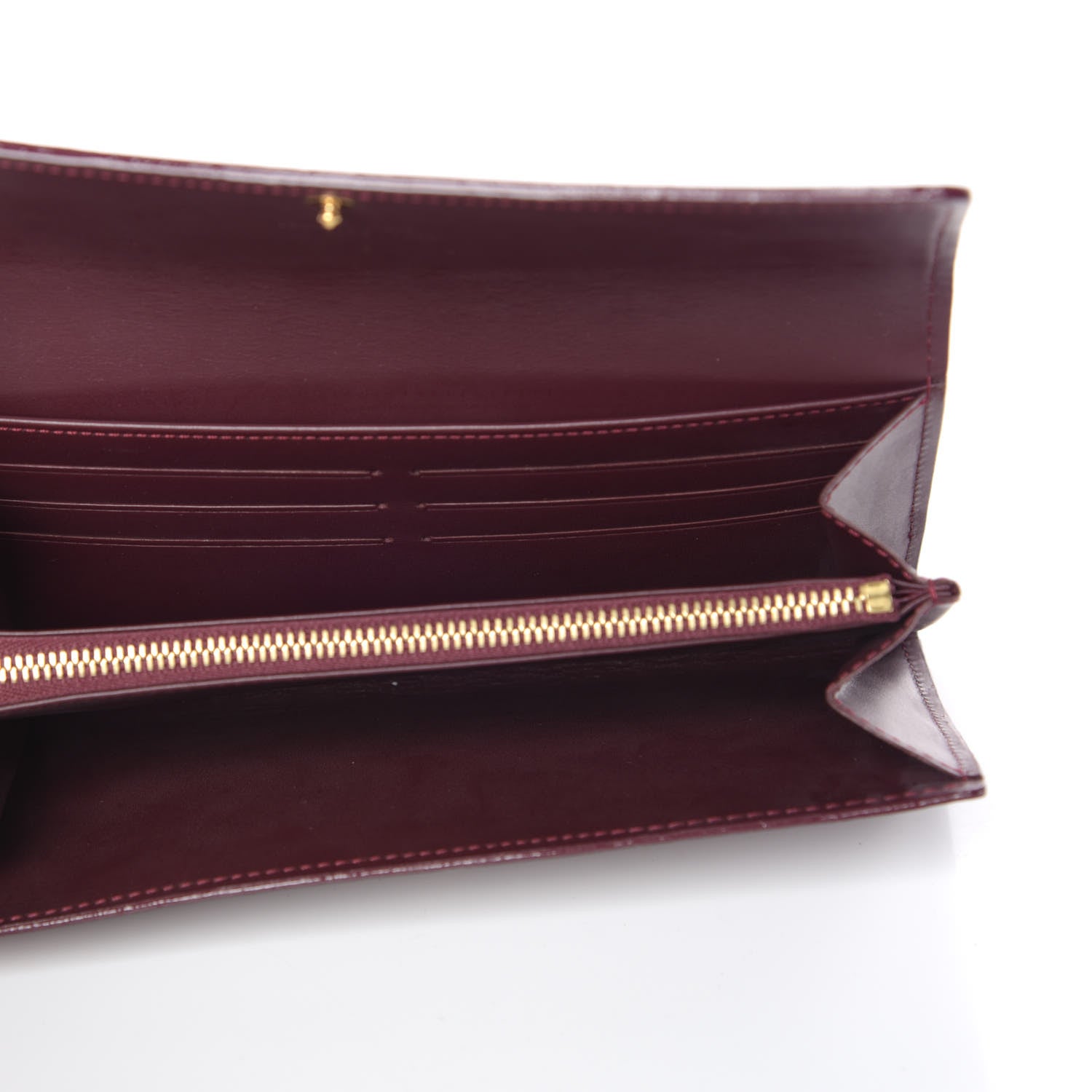 Louis Vuitton Vernis Sarah Wallet Rouge Fauviste 5 of 9