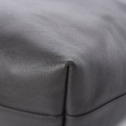 Saint Laurent Calfskin Large Shopping Tote Dark Grey 21 of 21