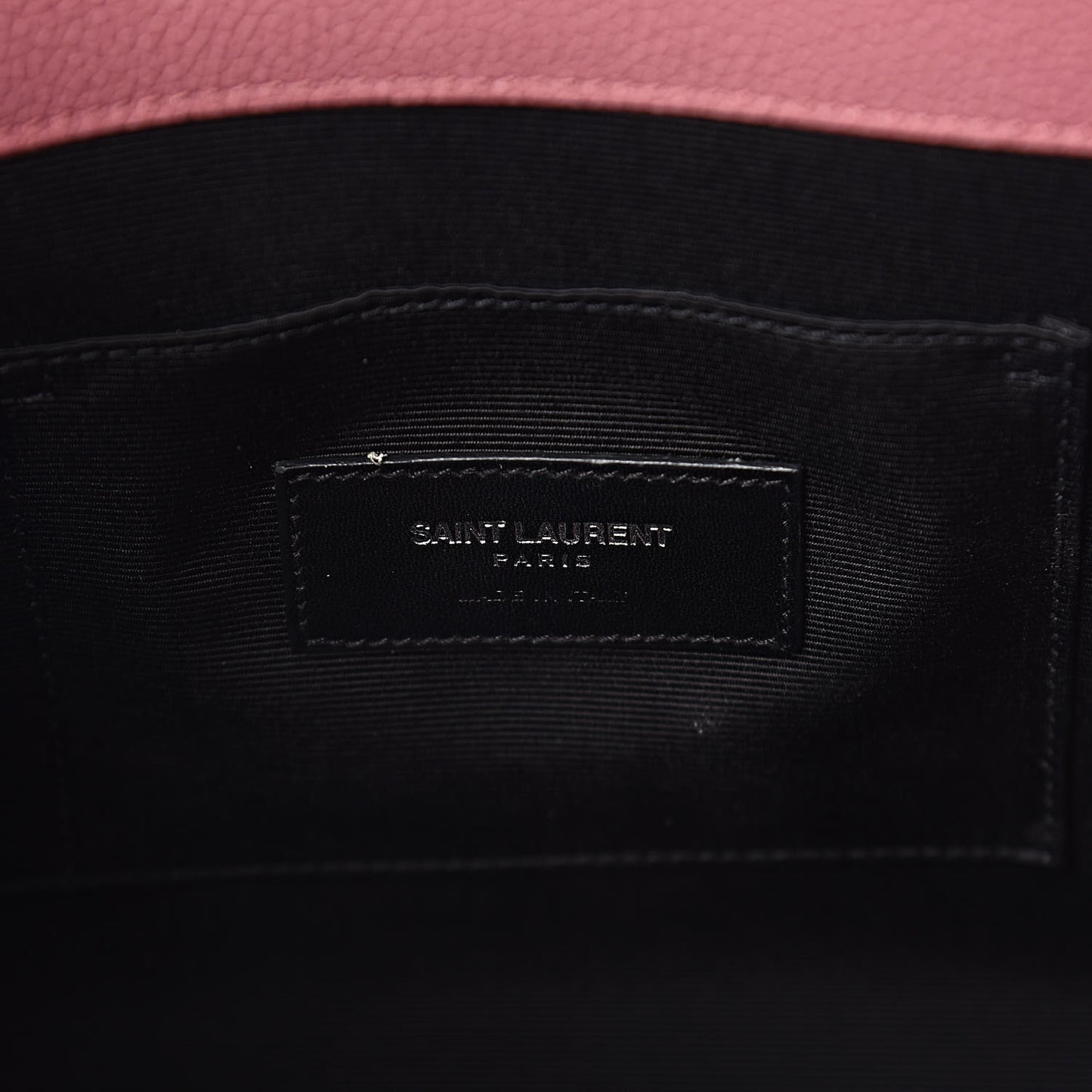 Grained Calfskin Baby Sac De Jour Dark Rose