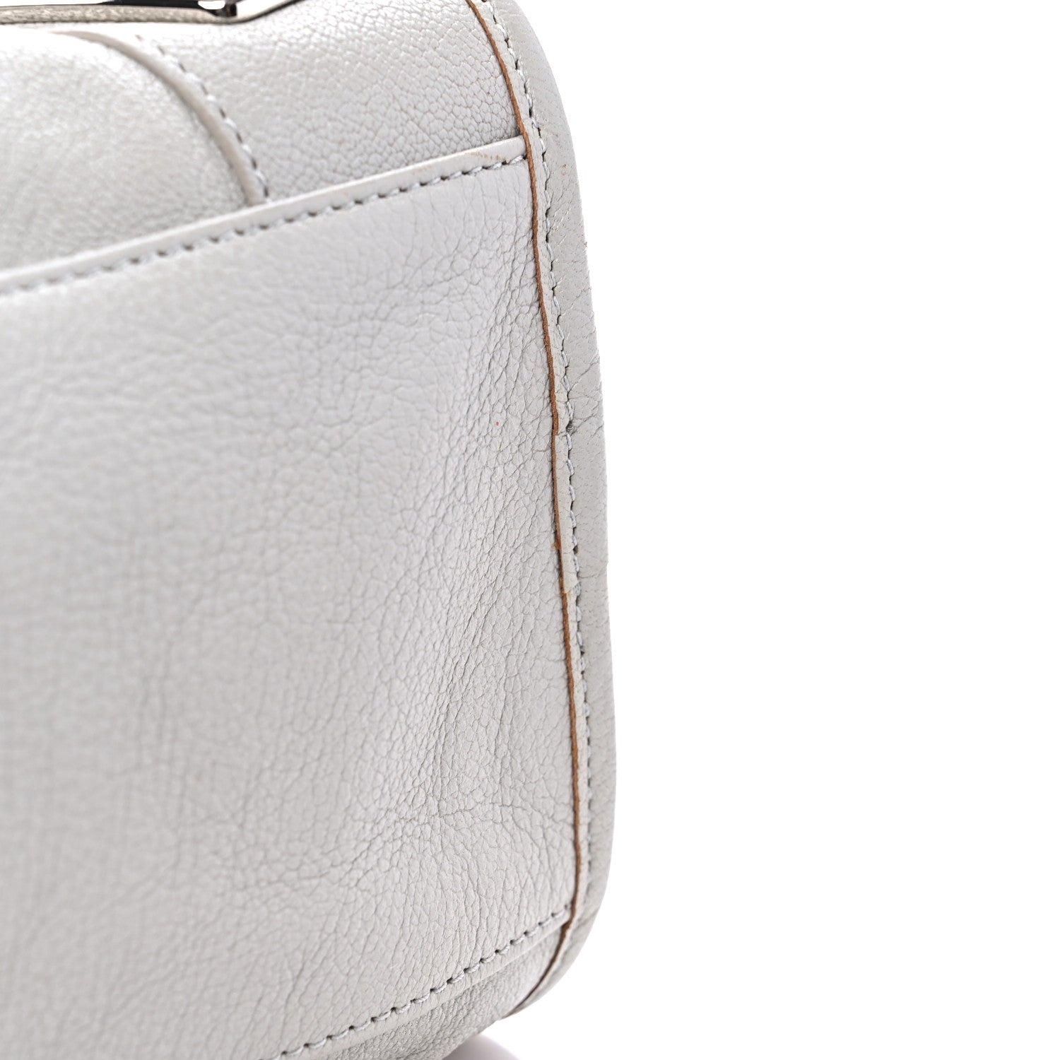 Balenciaga Chevre Silver Metallic Edge Hardware City Gris Glace 10 of 12