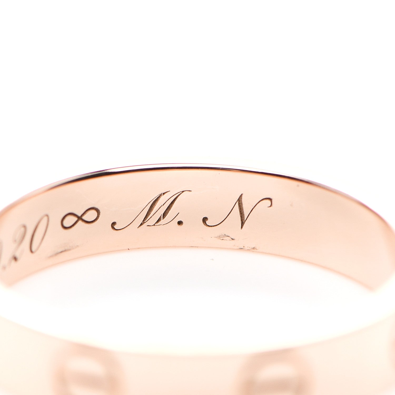 Cartier 18K Pink Gold 3.5mm LOVE Wedding Band Ring 51 5.75 6 of 8