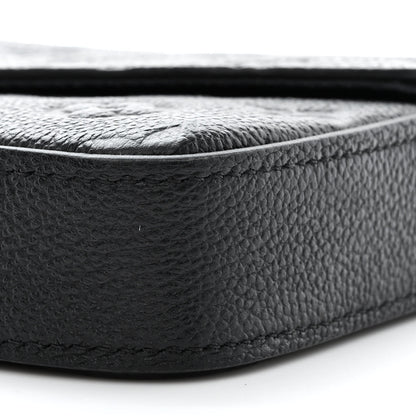 Louis Vuitton Empreinte Pochette Felicie Chain Wallet Black 12 of 13