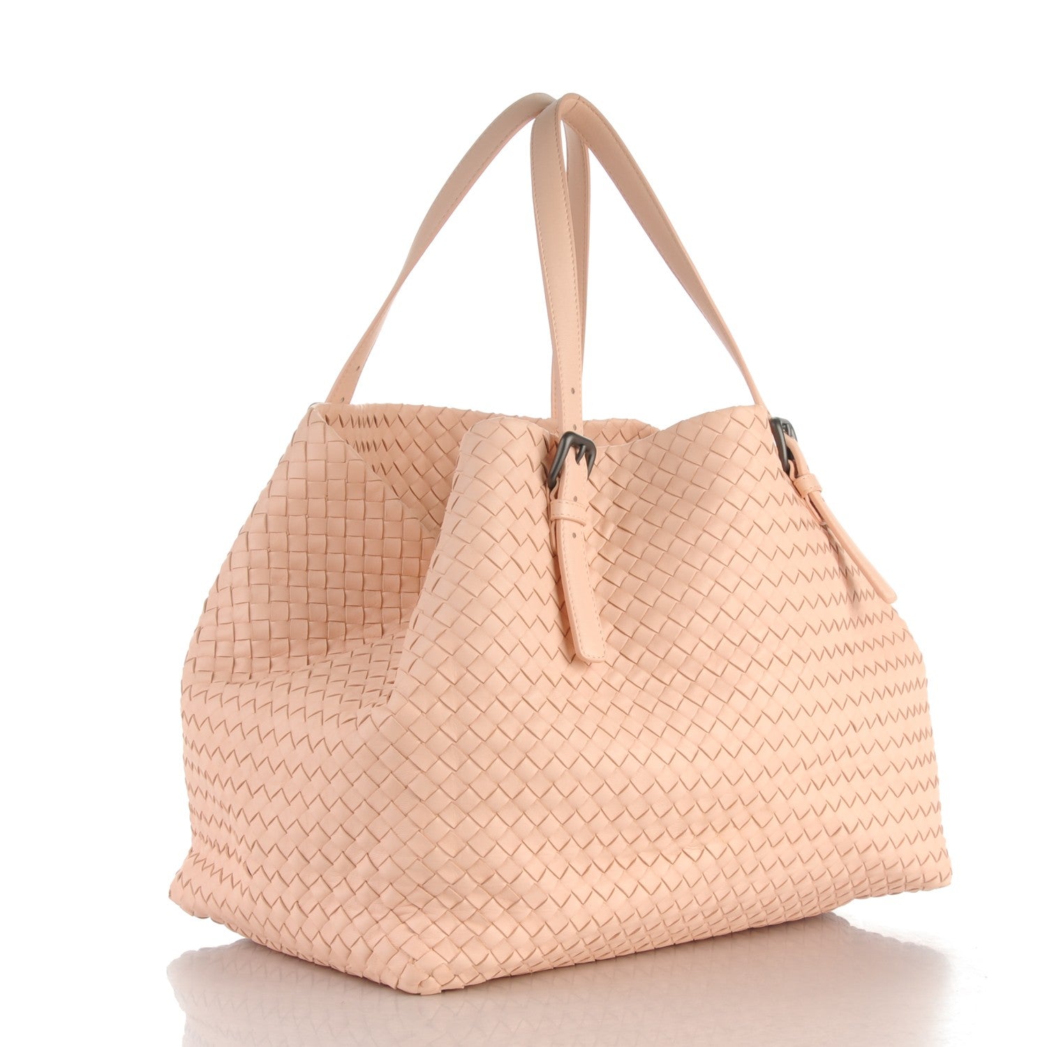 Bottega Veneta Nappa Intrecciato Seamless Large Tote Flamingo 3 of 8