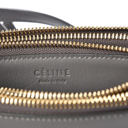 Celine Lambskin Small Trio Crossbody Bag Smoke 8 of 9
