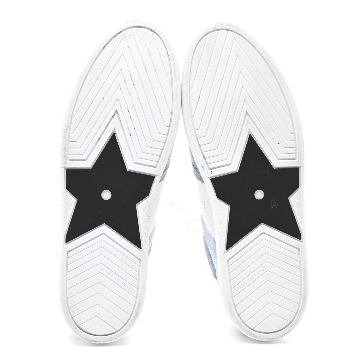 Christian Dior Calfskin Suede Dior Star Low Top Sneakers 38 Blue 6 of 9