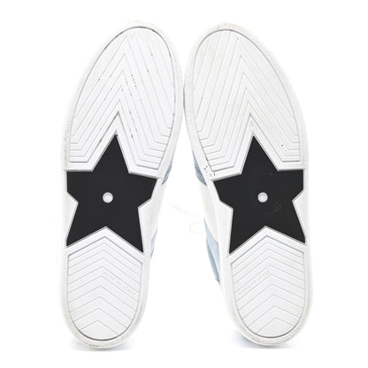 Christian Dior Calfskin Suede Dior Star Low Top Sneakers 38 Blue 6 of 9