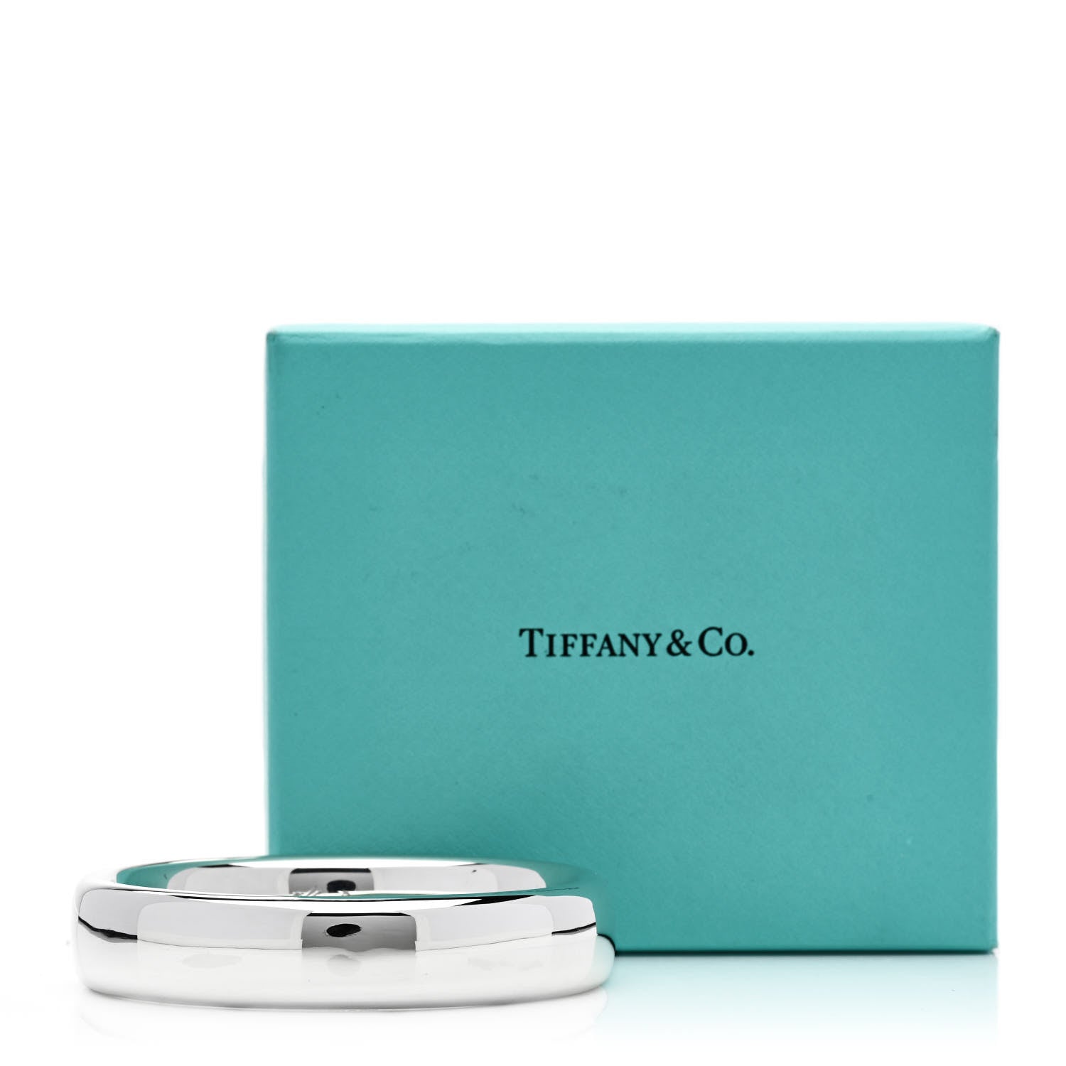 Tiffany Sterling Silver Narrow Elsa Peretti Doughnut Bangle Bracelet 4 of 4